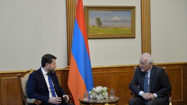 Նախագահ Խաչատուրյանն ընդունել է ԲԴԽ նախագահ Կարեն Անդրեասյանին