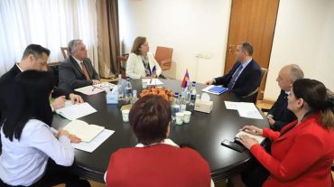 Վահան Քերոբյանն ու ԱՄՆ դեսպանը քննարկել են ներդրումային ծրագրերի իրականացմանը վերաբերող հարցեր