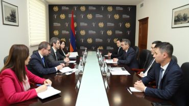 Գրիգոր Մինասյանը Ղազախստանի դեսպանի հետ քննարկել է արդարադատության ոլորտում հայ-ղազախական համագործակցության զարգացման հեռանկարները