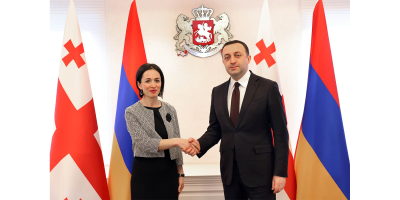 Վրաստանի վարչապետ Իրակլի Ղարիբաշվիլին ընդունել է ՀՀ ԿԳՄՍ նախարար Ժաննա Անդրեասյանին
