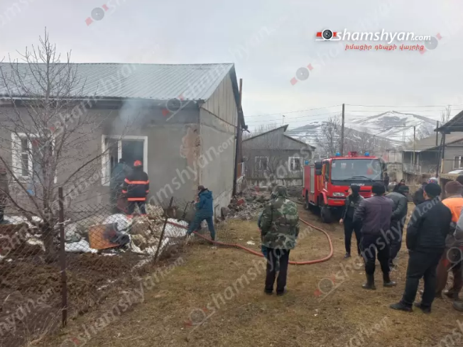 Սարահարթ գյուղում հրդեհի հետևանքով այրված կնոջ մարմնի վրա հայտնաբերվել են հարվածի հետքեր