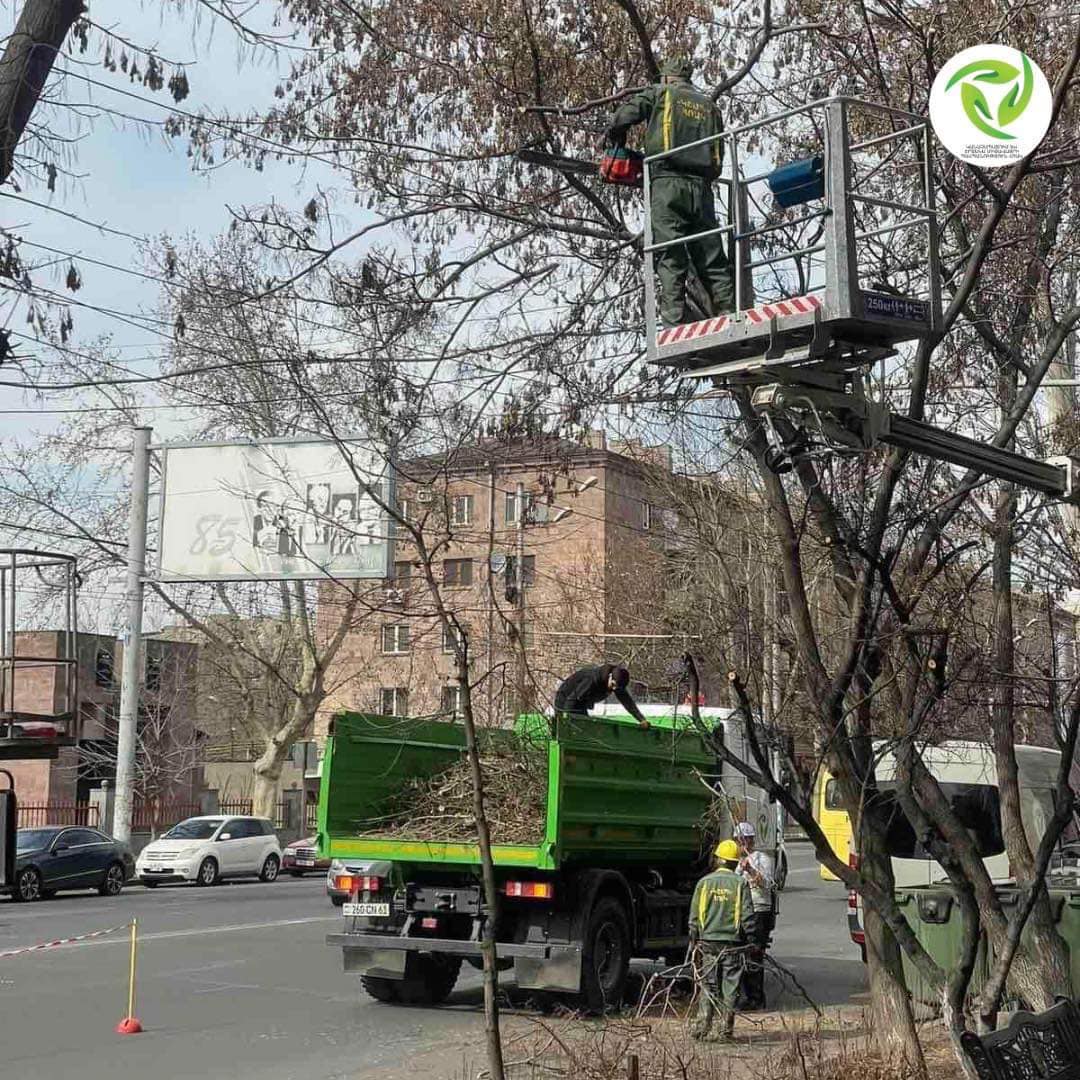 Գարնանային էտով պայմանավորված Երևանի մի շարք փողոցներ մասամբ փակ կլինեն