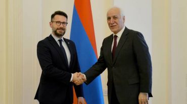 Նախագահ Վահագն Խաչատուրյանն ընդունել է Լեհաստան-Հայաստան բարեկամական խմբի պատվիրակությանը