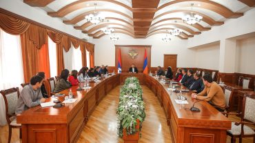 Արցախում քննարկվել են ռուս խաղաղապահների հետ համագործակցության ուղղությունները