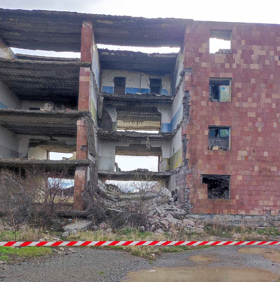 Գյումրի քաղաքի Սավոյան փողոցում տեղի է ունեցել փլուզում