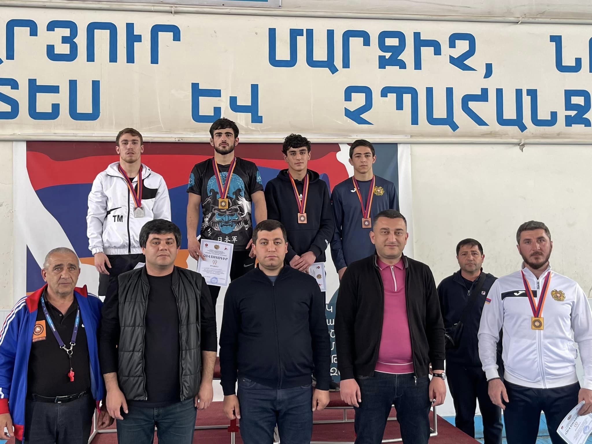Ազատ ոճի ըմբշամարտի ՀՀ երիտասարդական առաջնության հաղթողներն ու մրցանակակիրները