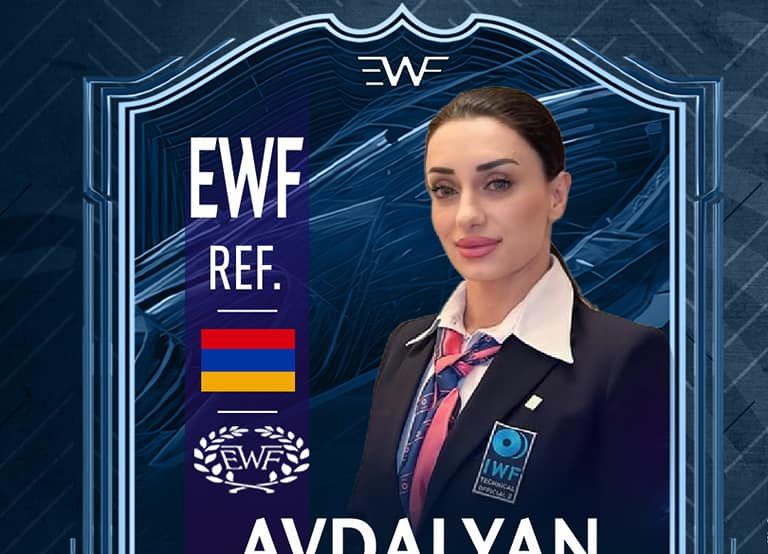 Նազիկ Ավդալյանն ընդգրկվել է Երևանում կայանալիք ծանրամարտի ԵԱ-ի մրցավարական թիմում