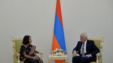 Նախագահ Վահագն Խաչատուրյանին իր հավատարմագրերն է հանձնել Հնդկաստանի նորանշանակ դեսպանը