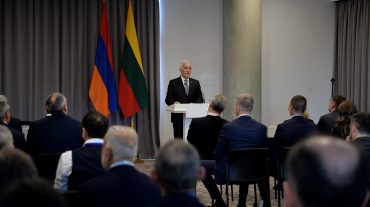 Նախագահ Վահագն Խաչատուրյանը մասնակցել է հայ-լիտվական գործարար համաժողովի բացմանը