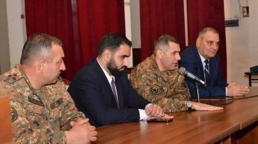 Վազգեն Սարգսյանի անվան ռազմական համալսարանի ղեկավարությունը հանդիպել է Գեղարքունիքի մարզի դպրոցականների հետ