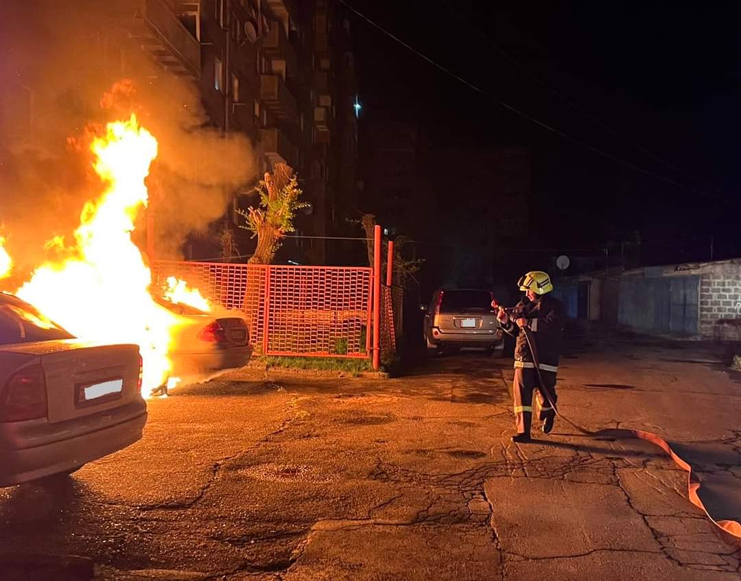 Աբովյան քաղաքում այրվել է ավտոմեքենա
