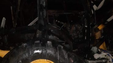 Ձորաղբյուր գյուղում այրվել է տրակտոր