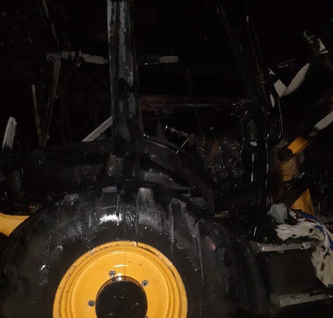 Ձորաղբյուր գյուղում այրվել է տրակտոր