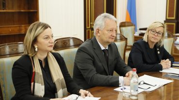 Փոխվարչապետ Տիգրան Խաչատրյանն ընդունել է Գերմանիայի դեսպանին