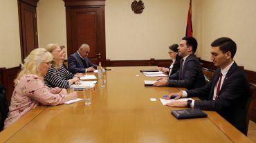 ՊԵԿ նախագահն ընդունել է ԱՄՆ պետքարտուղարության միջազգային անվտանգության և զենքի չտարածման հարցերով առաջին փոխտեղակալին
