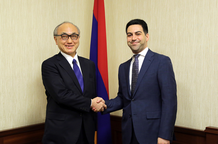 ՊԵԿ նախագահը և Ճապոնիայի դեսպանը քննարկել են գործող թվային համակարգերը և դրանց զարգացման միտումները