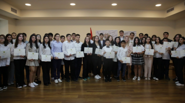 Դպրոցականների հանրապետական առարկայական օլիմպիադաների հաղթողները պարգևատրվել են 1-ին կարգի դիպլոմներով