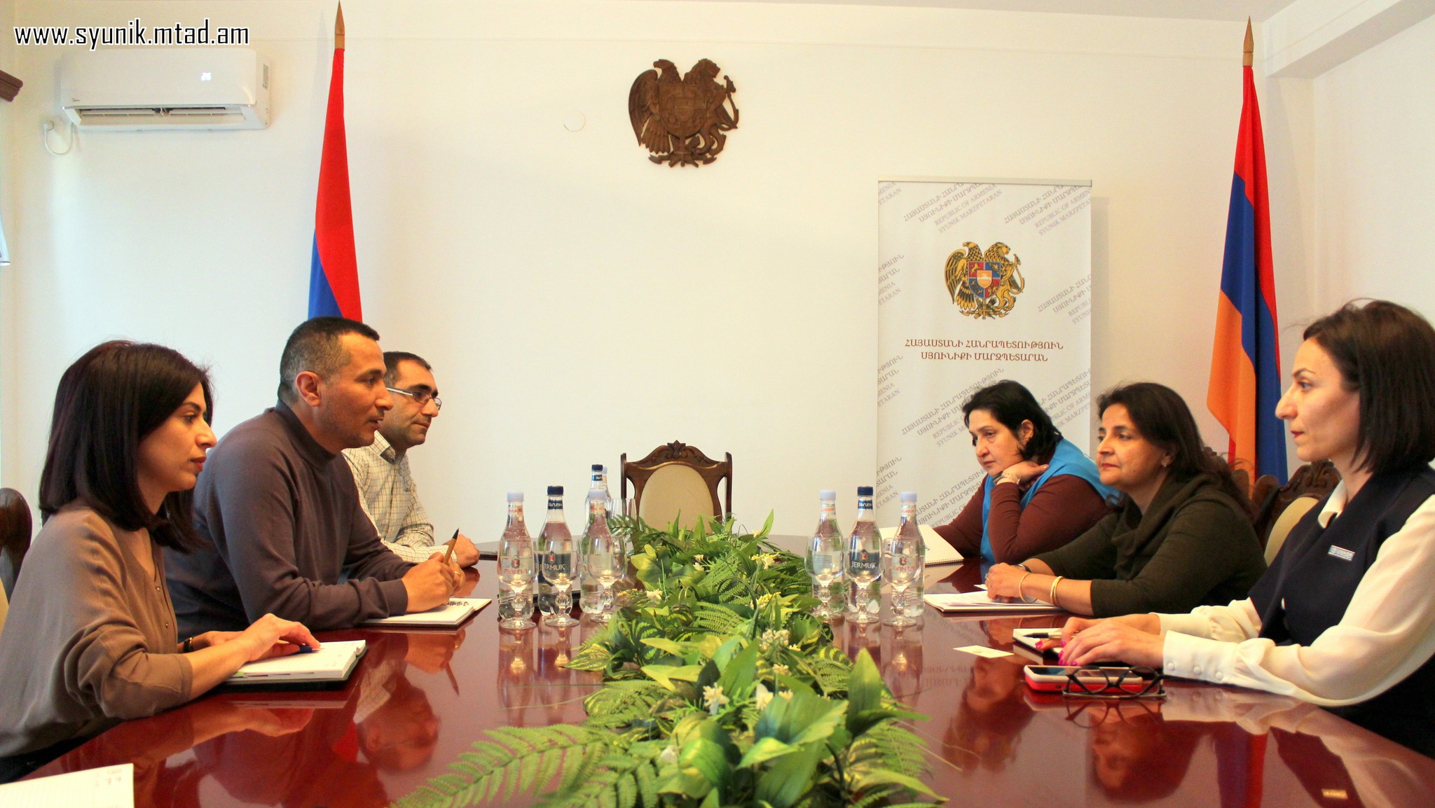 Սյունիքի մարզպետը և ՄԱԿ-ի Փախստականների հարցերով գերագույն հանձնակատարի հայաստանյան գրասենյակի ղեկավարը քննարկել են ծրագրային առաջնահերթությունները