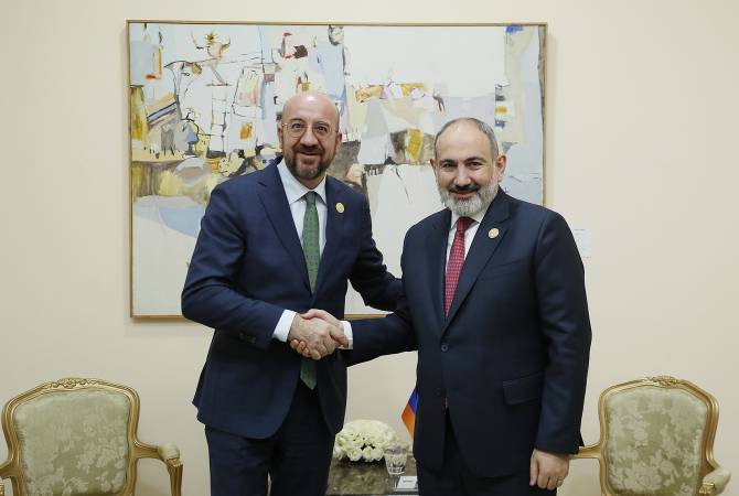 Բրյուսելում մեկնարկել է վարչապետ Փաշինյանի հանդիպումը Շառլ Միշելի հետ