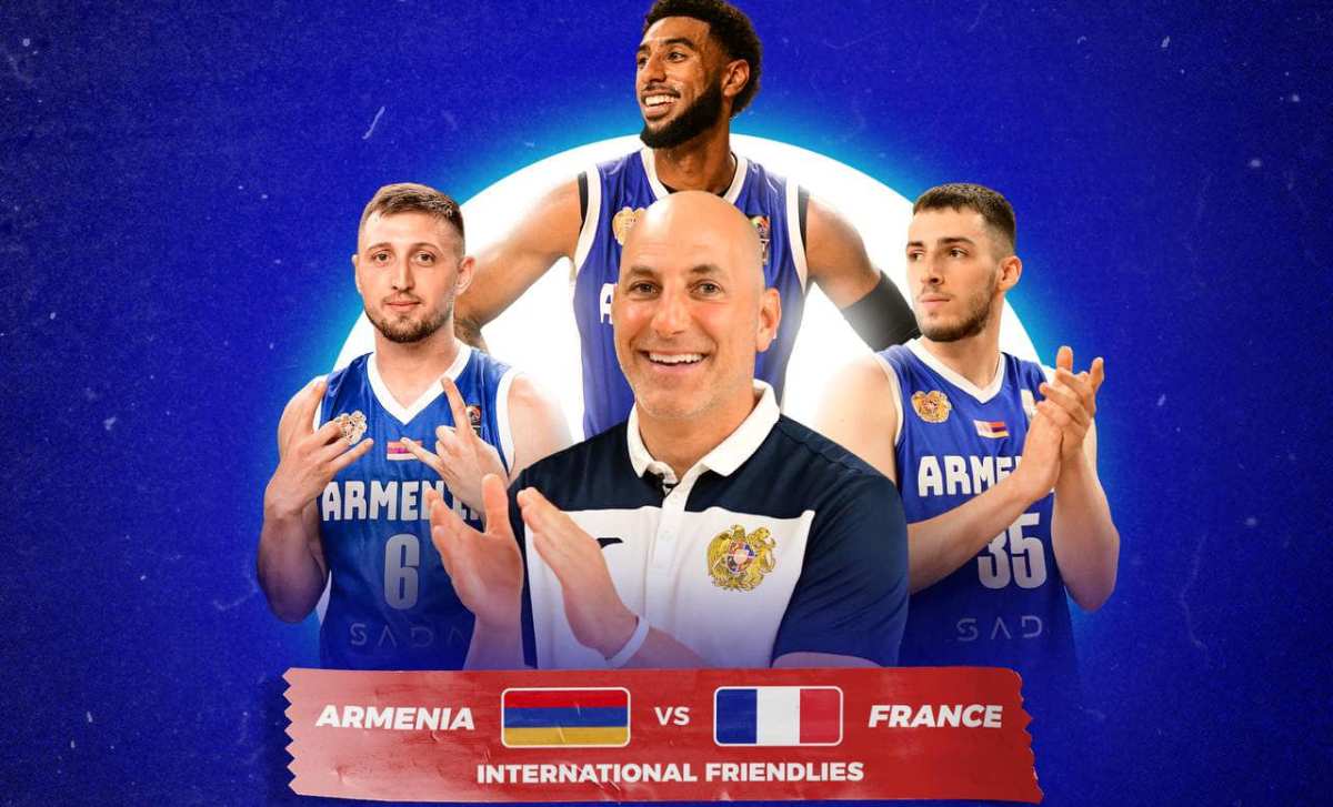 Հայաստանի և Ֆրանսիայի բասկետբելի հավաքականներն ընկերական խաղեր կանցկացնեն