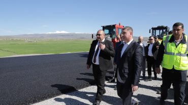 Գնել Սանոսյանը հետևել է Լանջիկ-Գյումրի ճանապարհահատվածի շինարարական աշխատանքների ընթացքին