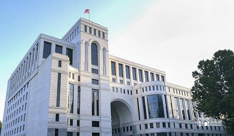 Ադրբեջանի նախագահը Հայաստանին սպառնում է ուժի կիրառմամբ, իսկ ԼՂ բնակչությանը՝ էթնիկ զտումներով․ ՀՀ ԱԳՆ