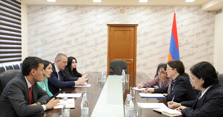 ՄԱԿ-ի մանկական հիմնադրամի ներկայացուցիչների հետ քննարկվել են կրթության զարգացման ծրագրերը
