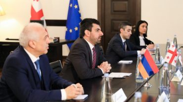 Վրաստանի խորհրդարանի նախագահի հետ քննարկվել են տարածաշրջանային անվտանգությանը, հայ-վրացական բազմոլորտ համագործակցությանն առնչվող հարցեր