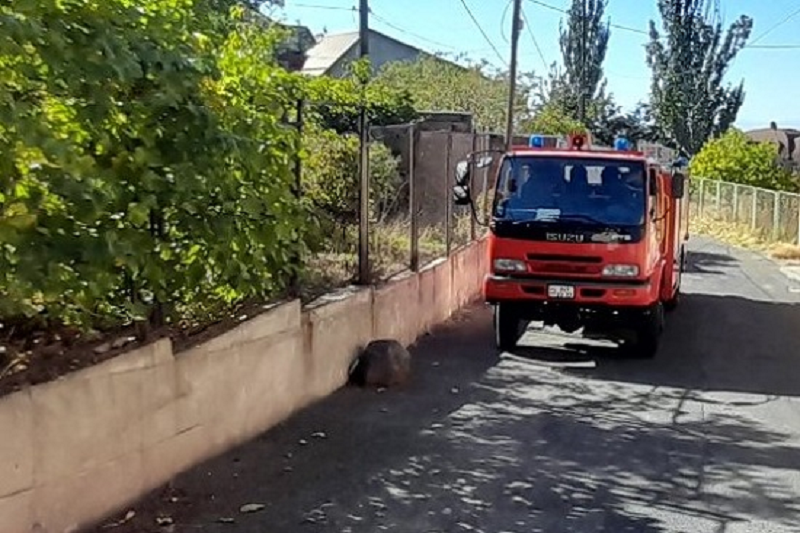 Հրդեհ Վարդաձոր գյուղում