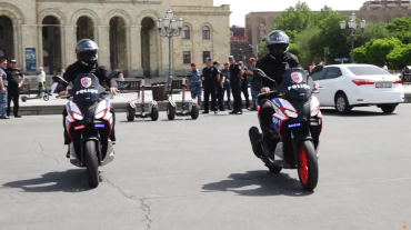 Երևանում պարեկները ծառայության են դուրս գալիս նոր տեխնիկայով