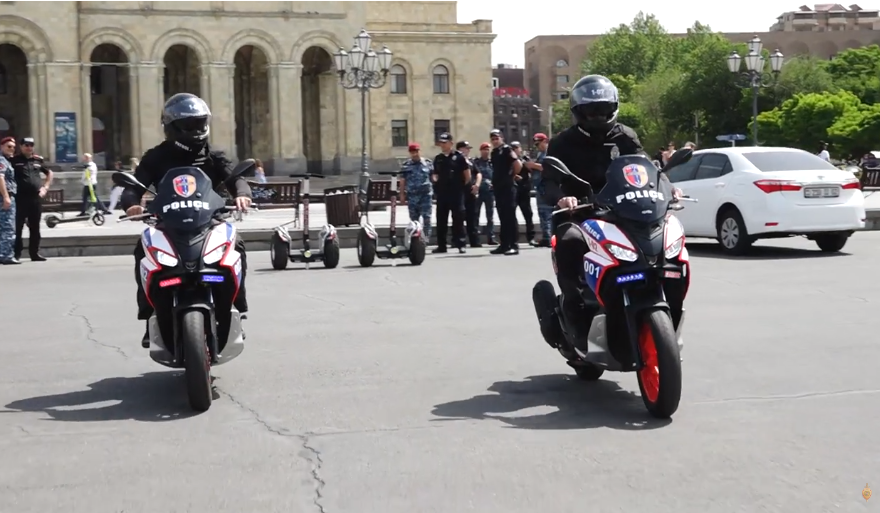 Երևանում պարեկները ծառայության են դուրս գալիս նոր տեխնիկայով