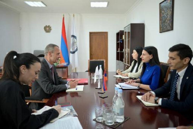 ՄԻ պաշտպանն ու ՀՀ-ում ԿԽՄԿ-ի ղեկավարը քննարկել են համագործակցությանն առնչվող հարցեր