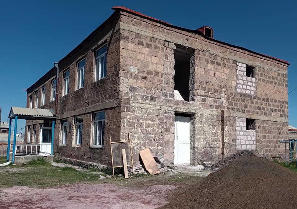 2023-ի սուբվենցիոն ծրագրով հիմնանորոգվում է Լեռնակերտ գյուղի մանկապարտեզը