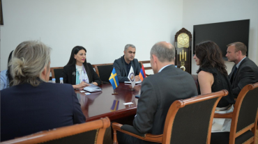 ՀՀ ՄԻՊ-ը Վալենբերգի ինստիտուտի տնօրենի գլխավորած պատվիրակությանը ներկայացրել է սահմանամերձ բնակավայրերի բնակիչների իրավունքների պաշտպանությանը վերաբերող հարցեր