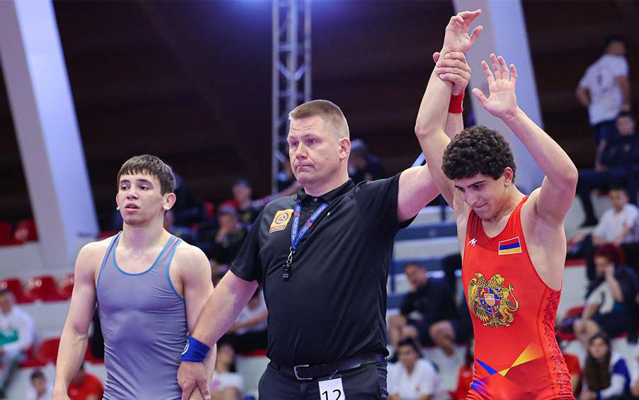 Ըմբիշ Պետրոս Աշկարյանը՝ Եվրոպայի պատանիների չեմպիոն