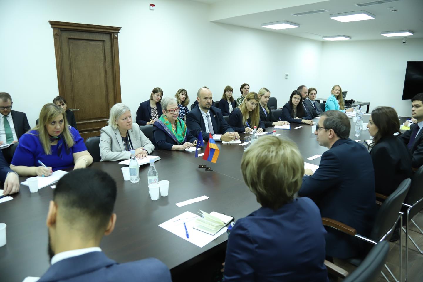 Անդրեա Վիկտորինն ու Կարեն Կարապետյանը քննարկել են Հայաստան-ԵՄ համապարփակ և ընդլայնված գործընկերության համաձայնագրի իրականացման առաջընթացը