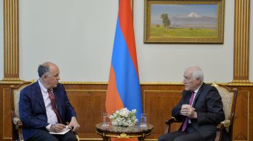 Նախագահ Վահագն Խաչատուրյանն ընդունել է «Freedom house» կազմակերպության նախագահին