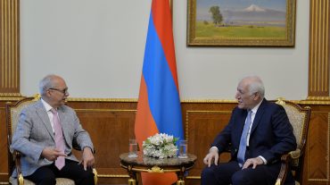 Նախագահ Վահագն Խաչատուրյանն ընդունել է ՀԲԸՄ «AGBU-Silicon Valley» մասնաճյուղի նախագահ Երվանդ Զորյանին