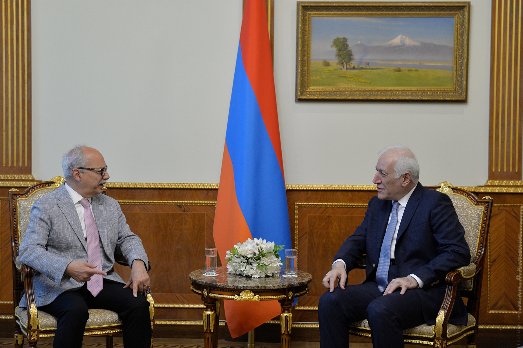 Նախագահ Վահագն Խաչատուրյանն ընդունել է ՀԲԸՄ «AGBU-Silicon Valley» մասնաճյուղի նախագահ Երվանդ Զորյանին