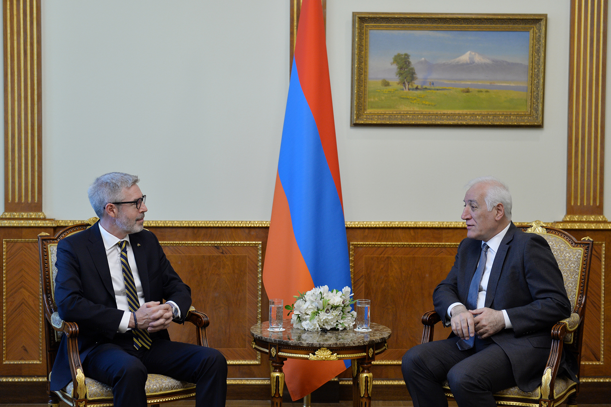 Նախագահ Վահագն Խաչատուրյանն ընդունել է Շվեդիայի դեսպանին