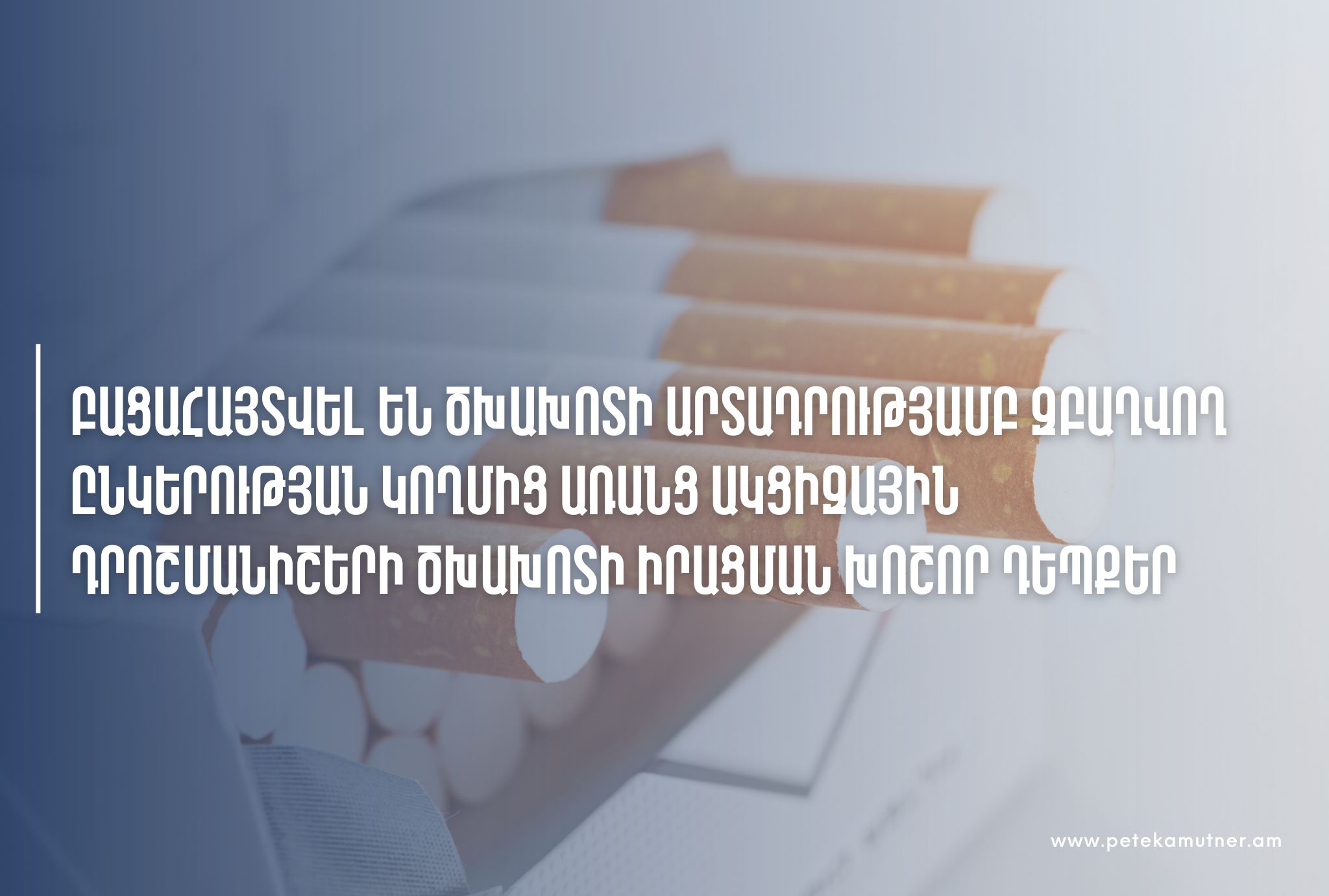 Պետությանը պատճառվել է շուրջ 416 միլիոն դրամի վնաս