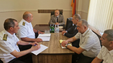 Ներկայացվել են ՀԿԱԾ մարզային բաժինների նորանշանակ պետերը