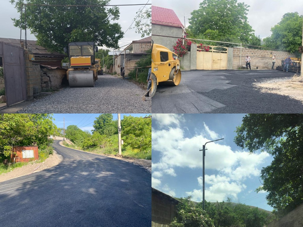 2023-ի սուբվենցիոն ծրագրով Գառնի համայնքում ներհամայնքային ճանապարհներ են ասֆալտապատվում