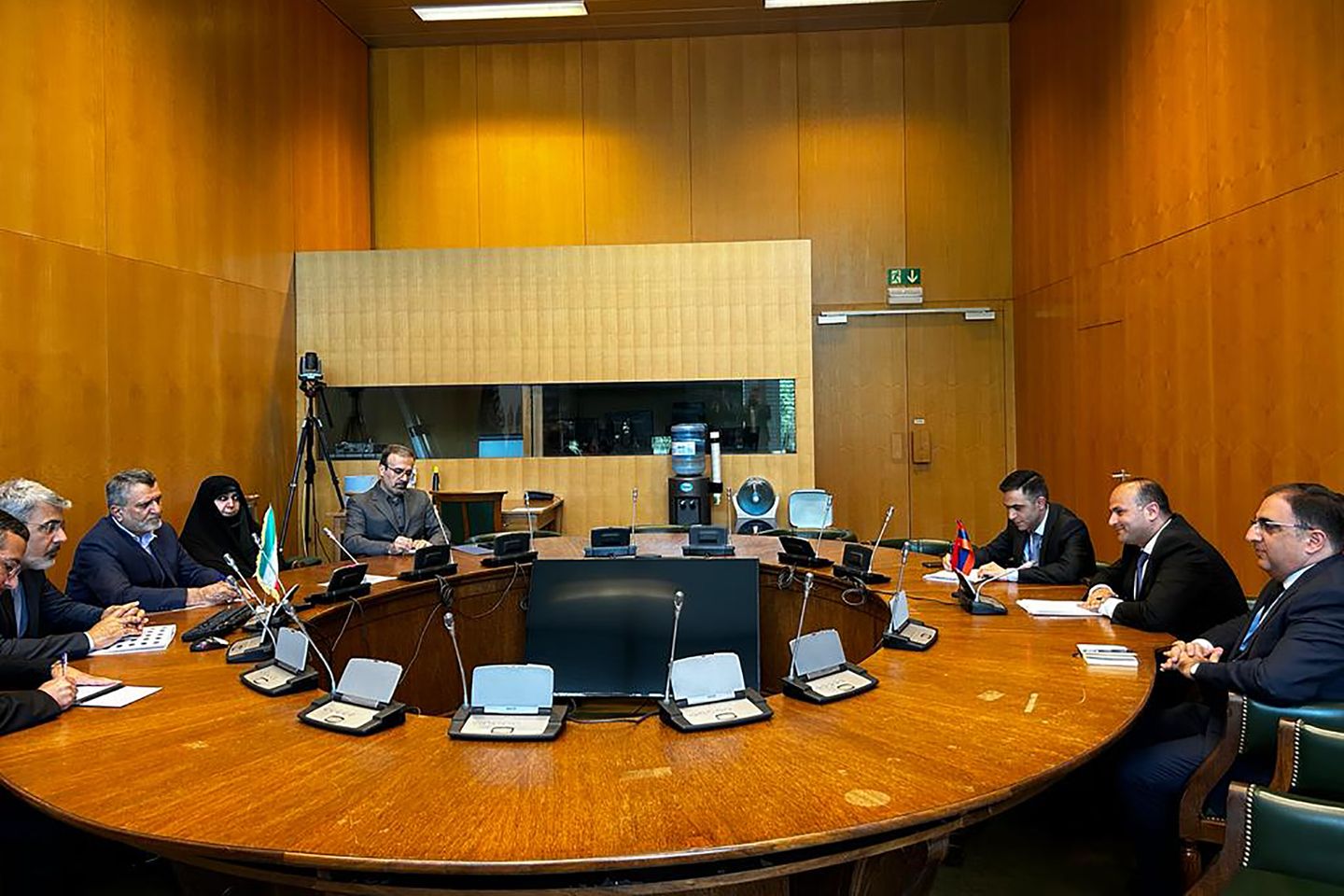 Նարեկ Մկրտչյանը իրանցի պաշտոնակցի հետ  քննարկել է աշխատանքի և սոցիալական պաշտպանության ոլորտում համագործակցության ընդլայնմանն առնչվող հարցեր