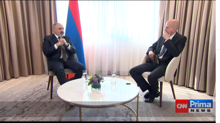 ՀՀ վարչապետը հարցազրույց է տվել CNN Prima NEWS հեռուստաընկերությանը