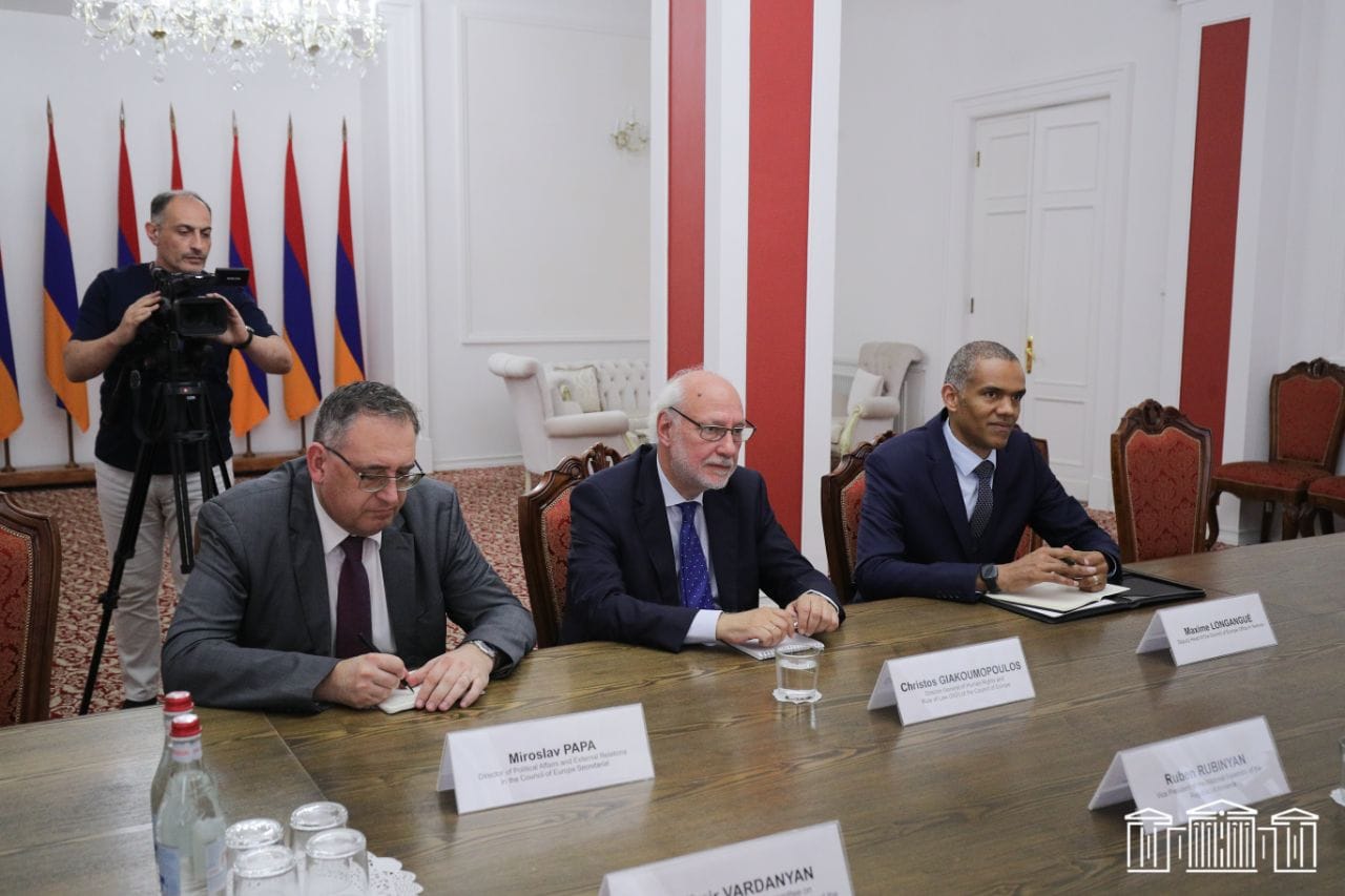 Ռուբինյանը ԵԽ քաղաքական հարցերով տնօրենին ներկայացրել է տարածաշրջանում անվտանգային իրավիճակը