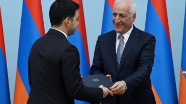 Ռուստամ Բադասյանին շնորհվել է ՀՀ հարկային ծառայության առաջին դասի պետական խորհրդականի դասային աստիճան
