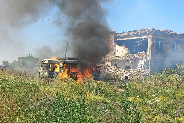 Հրազդան քաղաքում այրվել է ավտոմեքենա