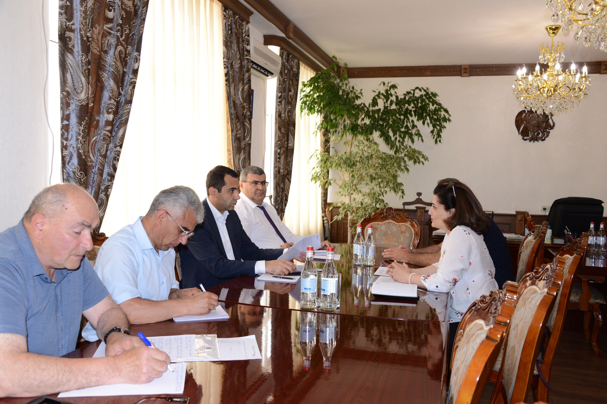 Քննարկվել են Գեղարքունիքի մարզի ջրամատակարարման և կեղտաջրերի մաքրման համակարգերում հրատապ ու առաջնահերթ լուծում պահանջող հիմնահարցեր։