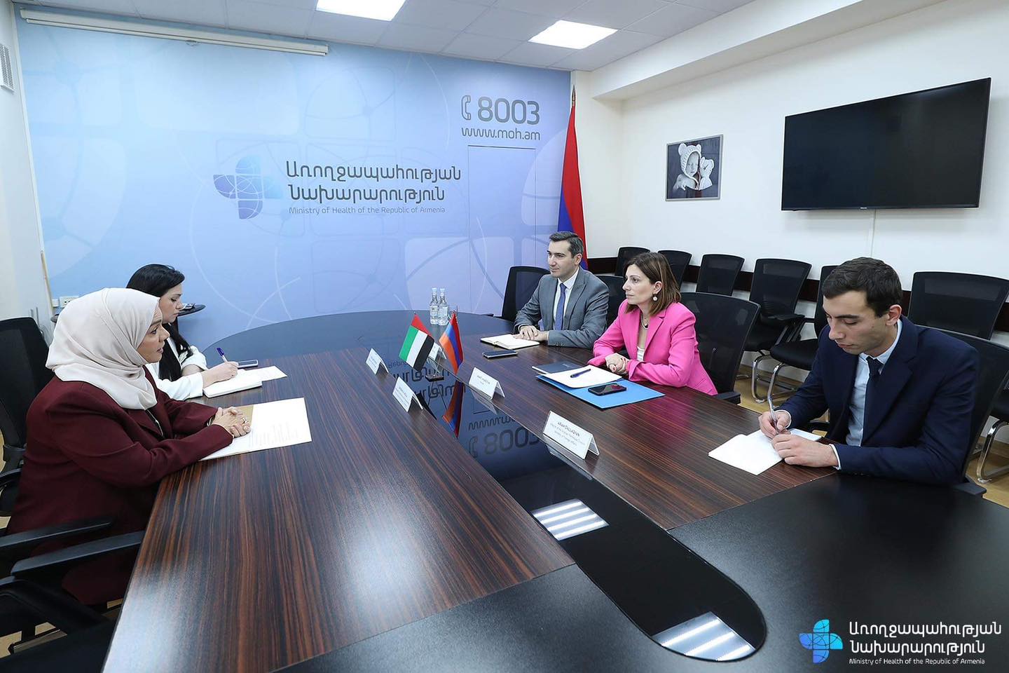 Առողջապահության նախարարն ու ԱՄԷ դեսպանը քննարկել են երկկողմ համագործակցության հարցերը